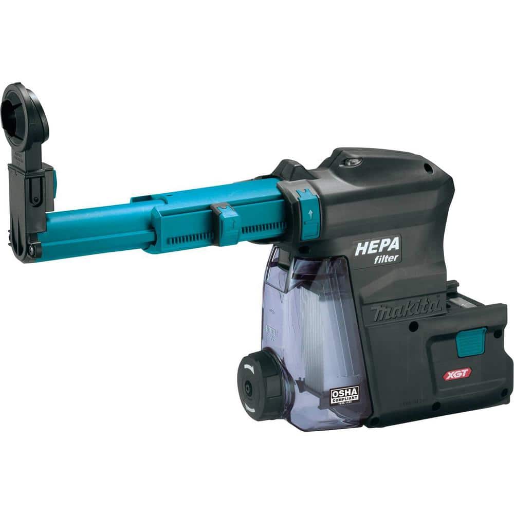 Makita Dust Extractor Attachment with HEPA Filter Cleaning Mechanism, GRH01