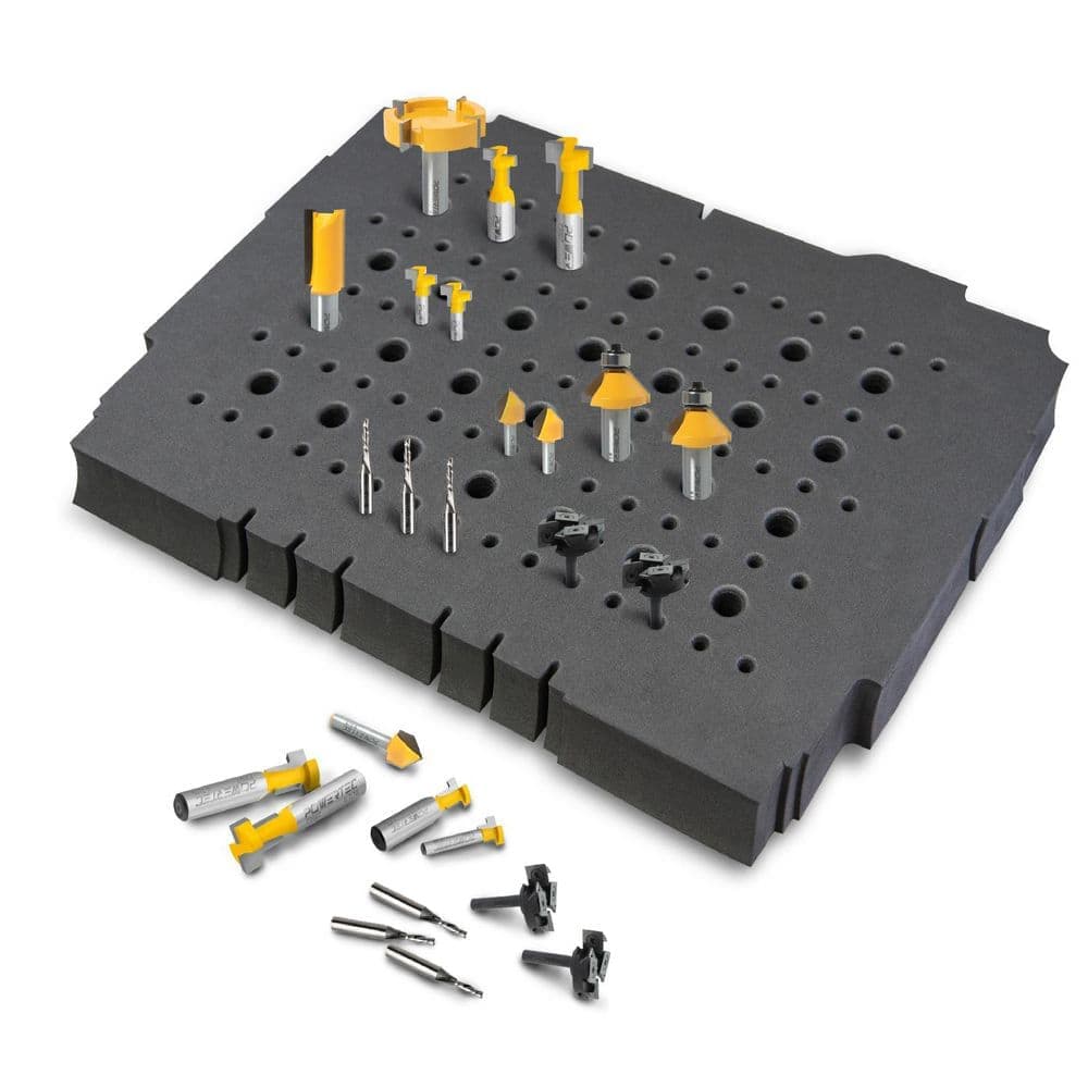 POWERTEC Router Bit Storage Tray for Festool Systainer SYS 1