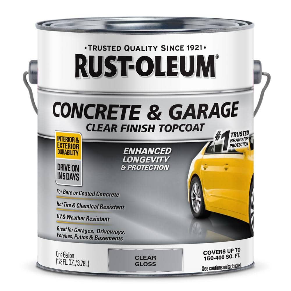 Rust-Oleum Matte Clear Concrete and Garage Floor Finish Topcoat