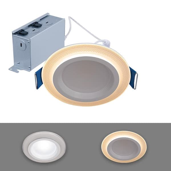 HALO 1-pack 4 in. RL Night Light, 700-Lumens, Selectable CCT, D2W DM