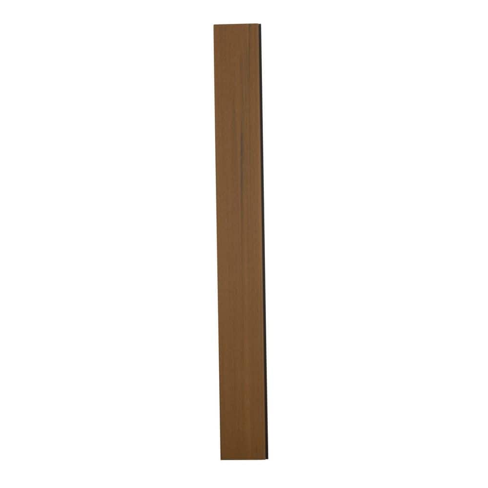Ejoy 5.5 in. x 101.5 in. All-Weather Composite Siding Board in Teak Color (Set of 3pc)