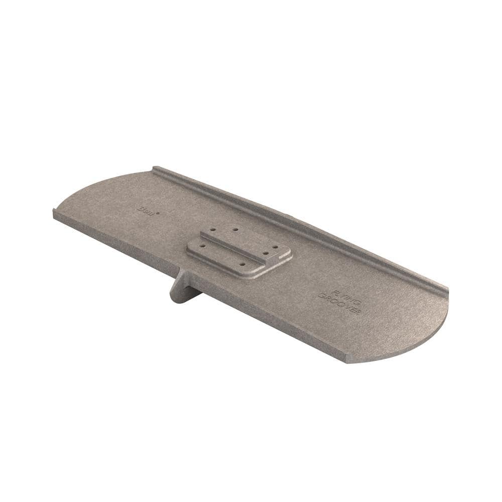 Bon Tool 24 in. x 8 in. Round End Aluminum Flying Groover 1/2 in. x 1 in. Double Bit