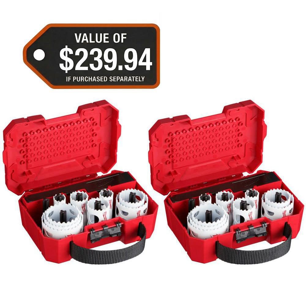 Milwaukee Hole Dozer General Purpose Bi-Metal Hole Saw Set (34-Piece)