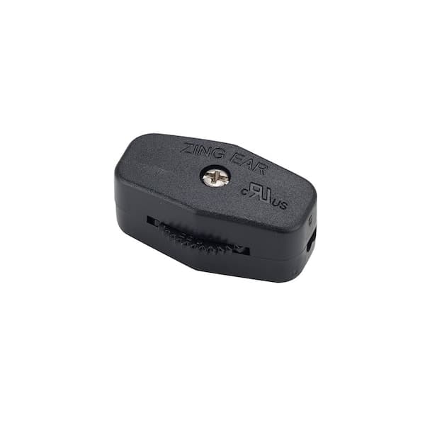 Bel Air Lighting Black 3 Amp Feed-Through On/Off Lamp Switch Replacement