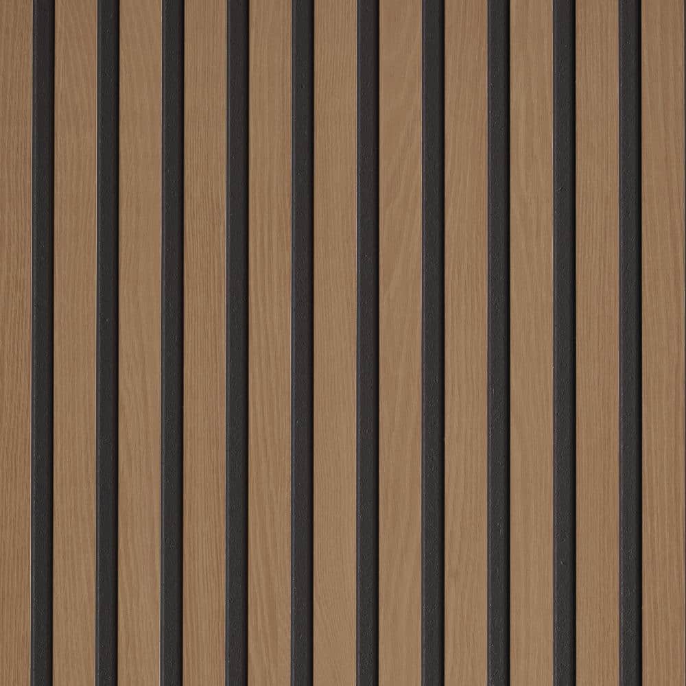 Eucatex 5/16" x 48" x 96" Natural Oak Decorative Slat Wall Panel