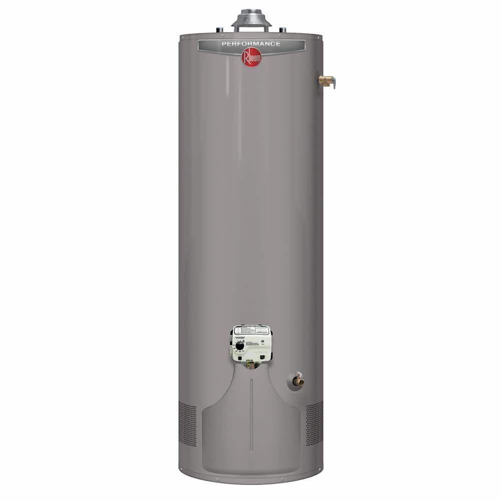 Rheem Performance Plus Tall 38,000 Ultra Low NOx (ULN) Natural Gas Water Heater with 9-Year Warranty