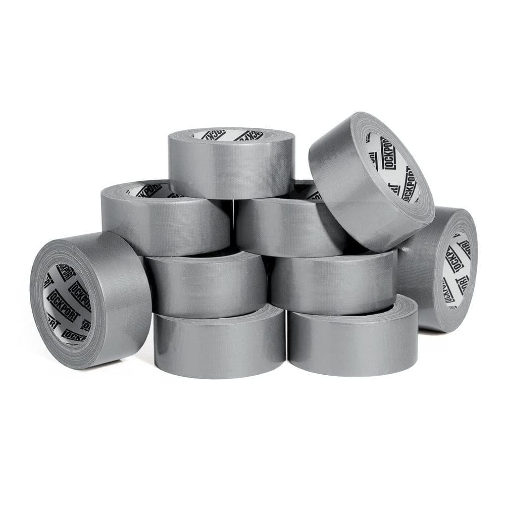 NVNOO 2 in. x 90 ft. Silver Heavy Duty Flexible No Residue Drywall Joint Tape, Tear by Hand for Repairs (10-Pack)
