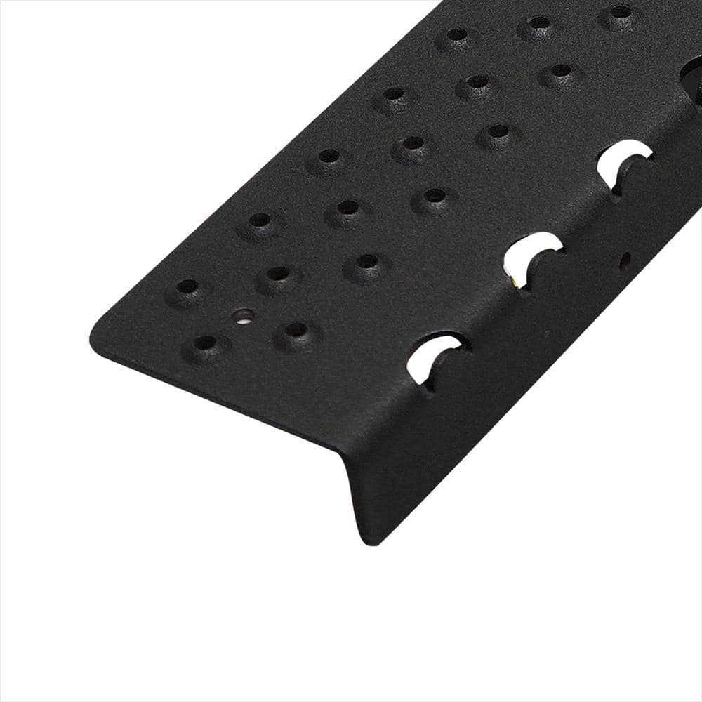 Handi Treads Non-Slip Nosing, Aluminum, Black, 48 in. x 2.75 in.