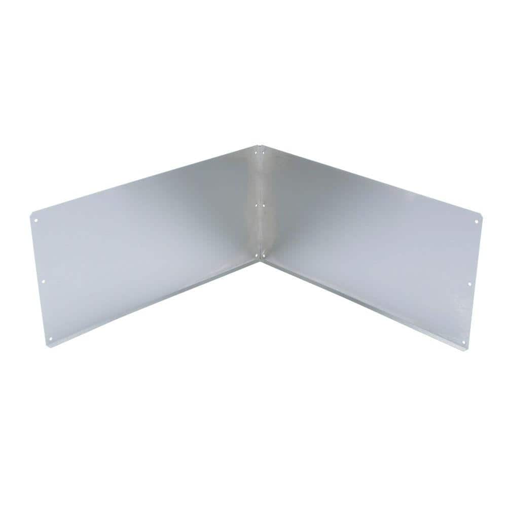 MUSTEE 12 in. x 24 in. Duraguard SS Wall Guards for Mop Basin
