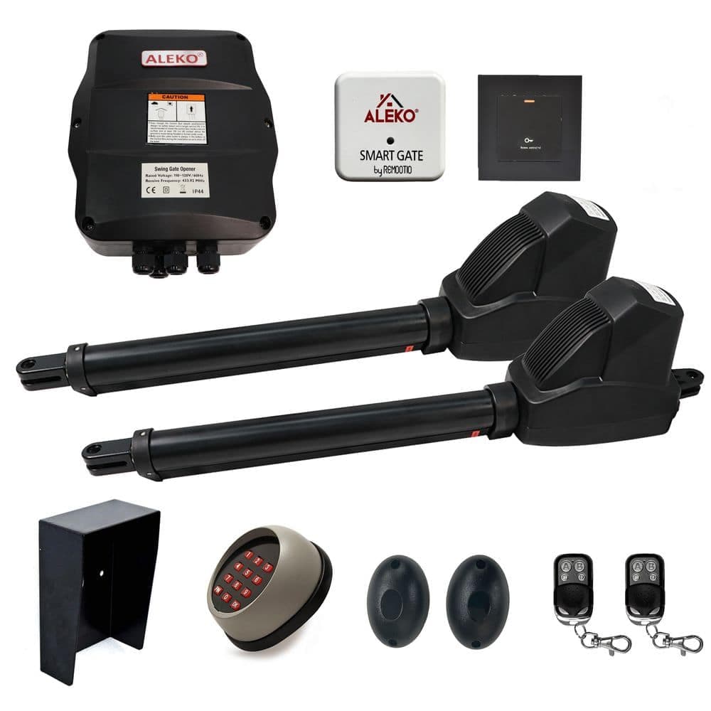 ALEKO Smart Dual Swing Gate Operator - AS1200 AC/DC - Accessory Kit ACC5