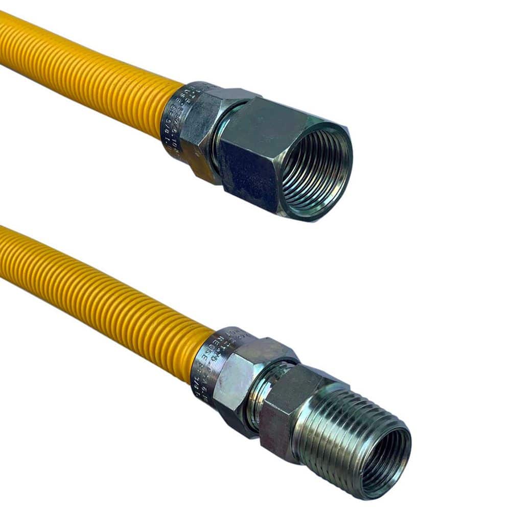JONES STEPHENS 1/2 in. x 2.167 ft. CSST Stainless Steel Tubing