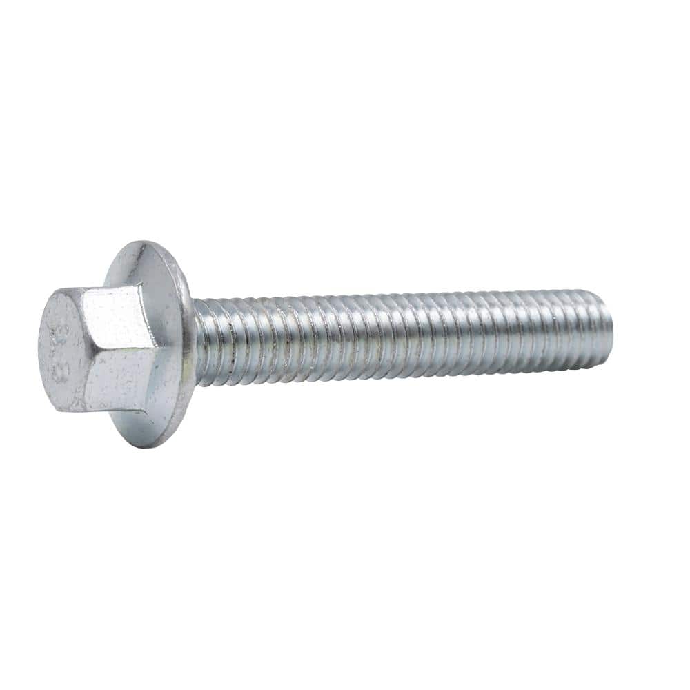 Everbilt M6-1.0 x 35 mm Zinc-Plated Steel Flange Bolt (2 per Bag)