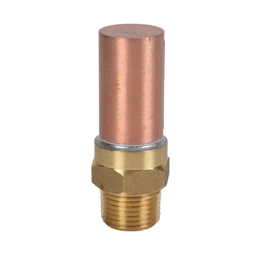 Oatey Quiet Pipes 1/2 in. x 1/2 in. Brass Compatible Copper Sweat Connection Water Valve Water Hammer Arrester