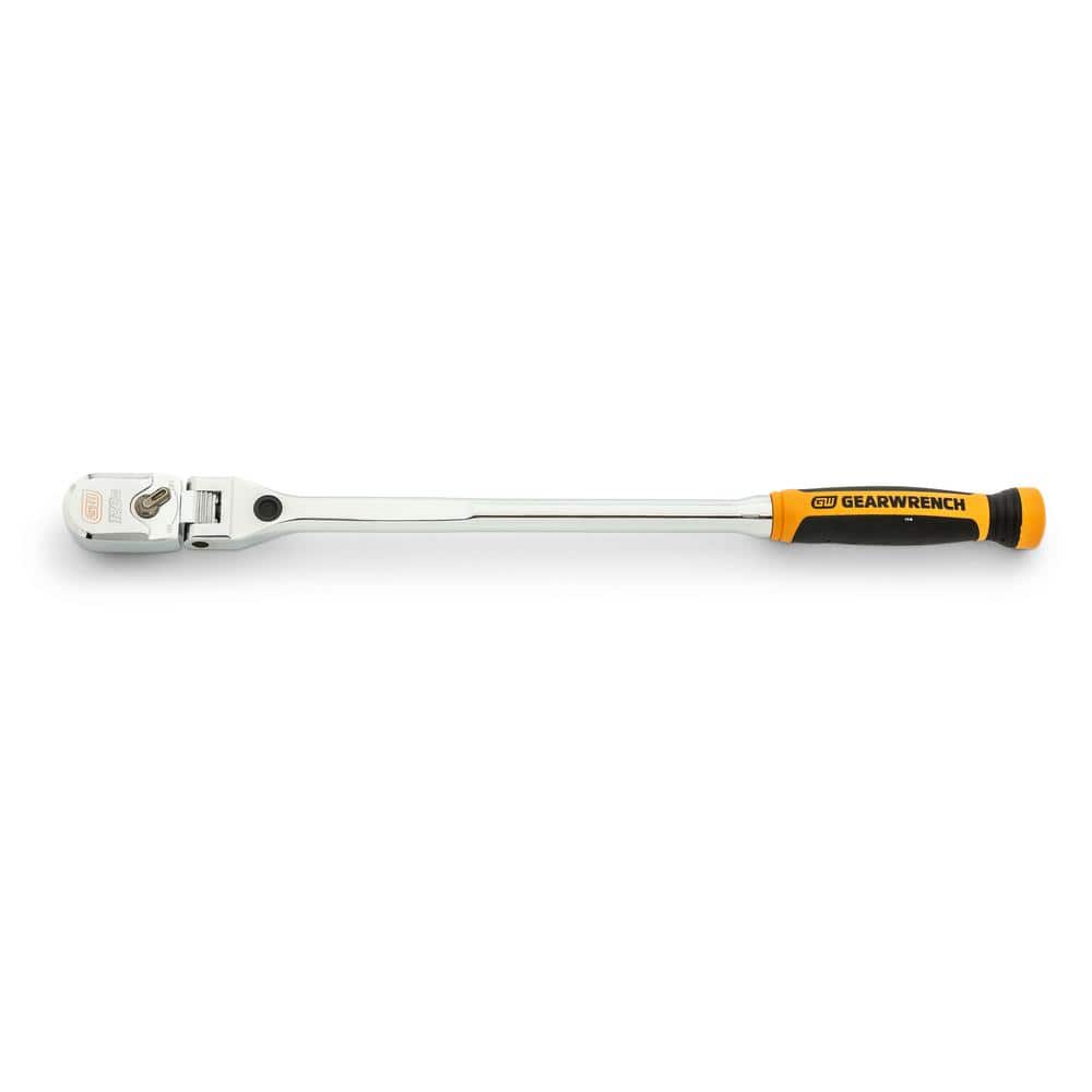 GEARWRENCH 1/2 in. Drive 120XP Dual Material Handle Locking Flex Head Ratchet 19 in.