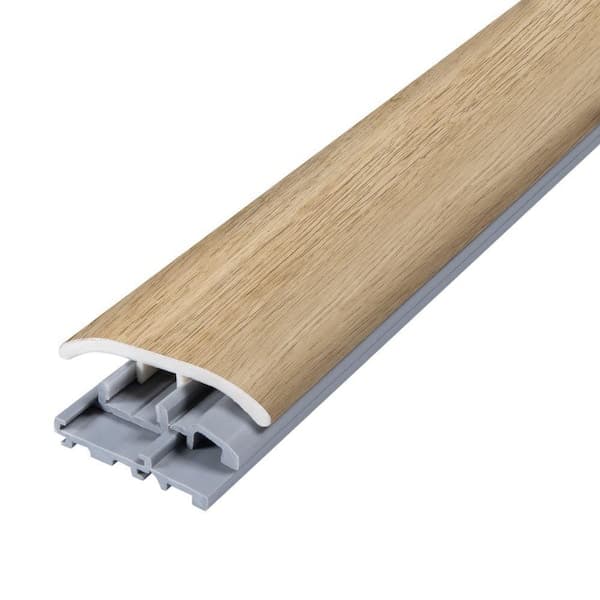 PERFORMANCE ACCESSORIES Oakwood Terrace 0.31 in. T x 2 in. W x 78.7 in. L Vinyl 4-in-1 Molding