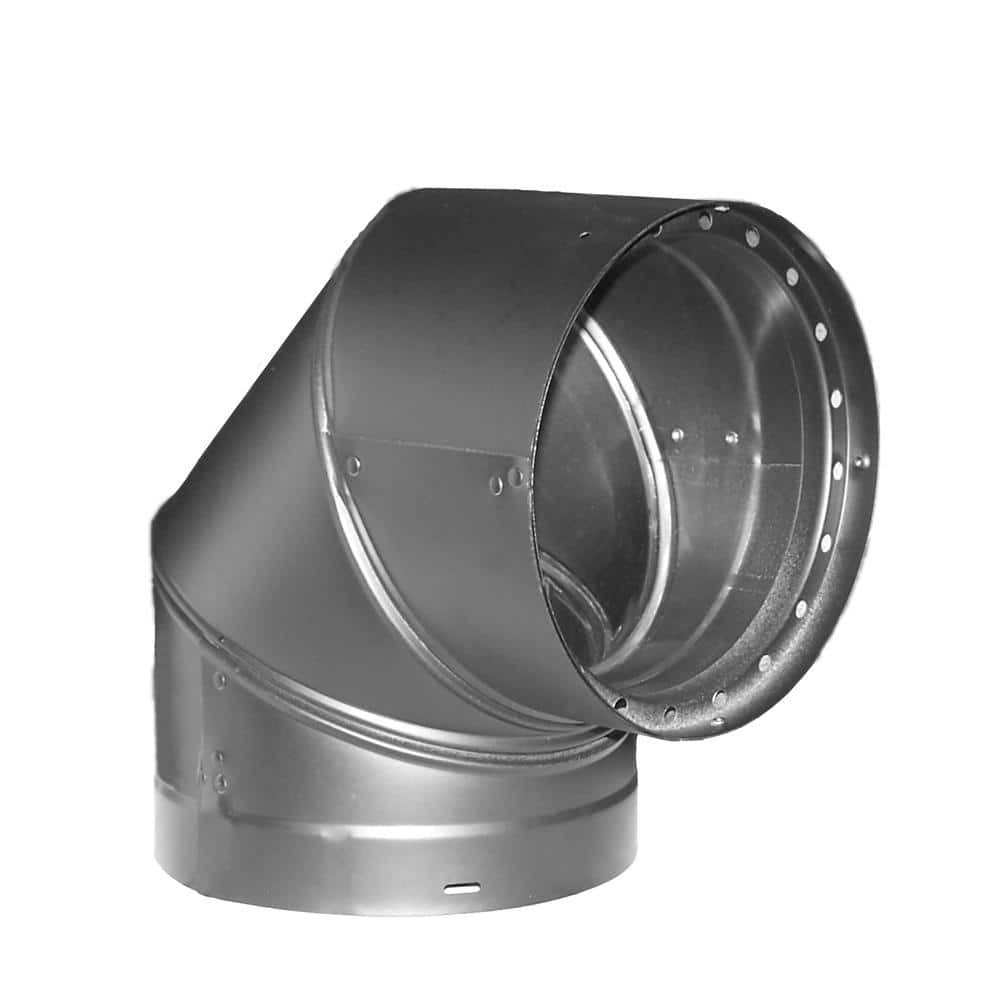 DuraVent Model DVL Double Wall Stove Pipe 6in. Diameter 90° Double Wall Elbow