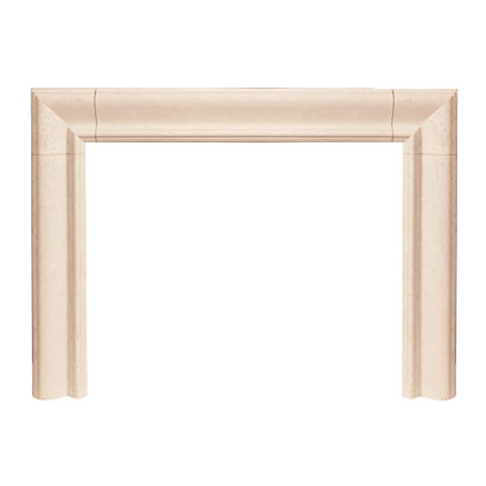 Historic Mantels Builder Series Estate 47 in. x 58 in. Cast Stone Mantel