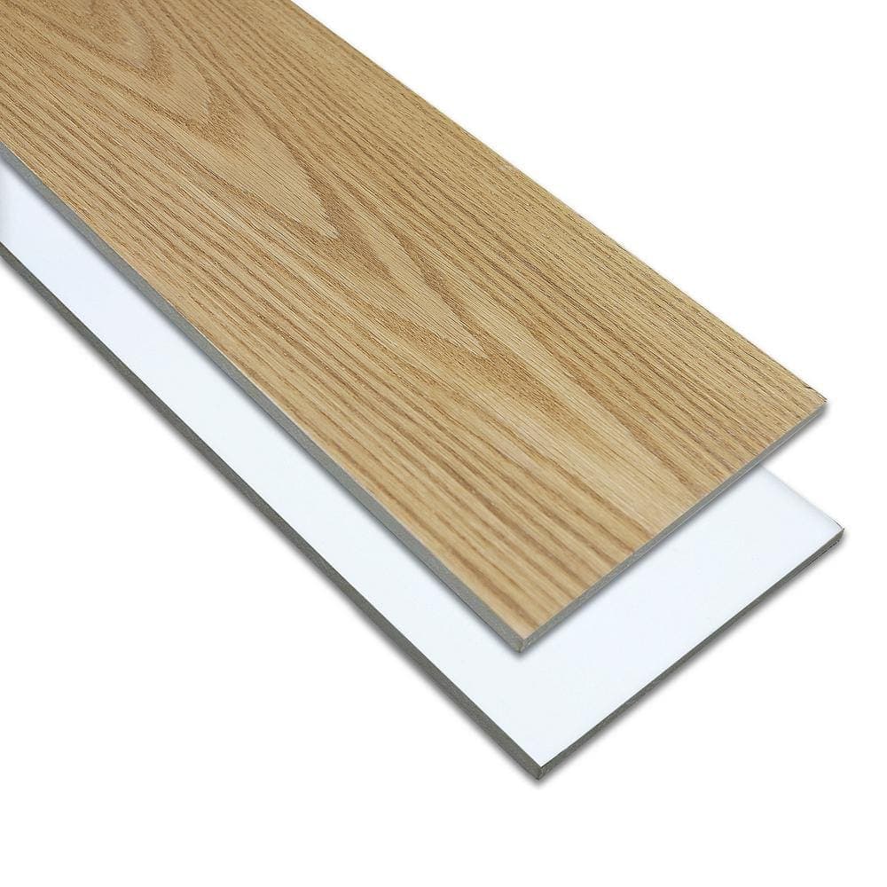 EVERMARK Stair Parts 48 in. x 7-1/2 in. x 5/16 in. Unfinished Red Oak and Primed Reversible Riser