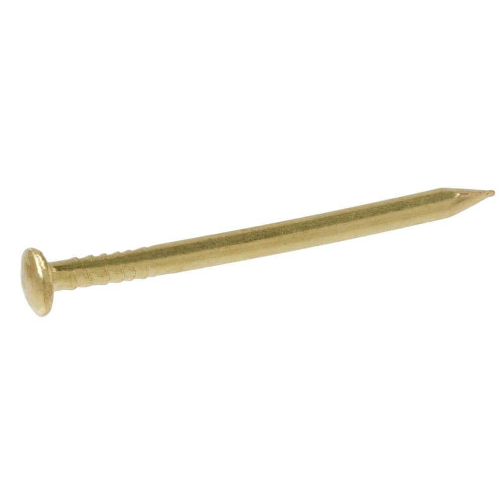 Everbilt #18 x 3/4 in. Brass Escutcheon Pins (0.5 oz.-Pack)